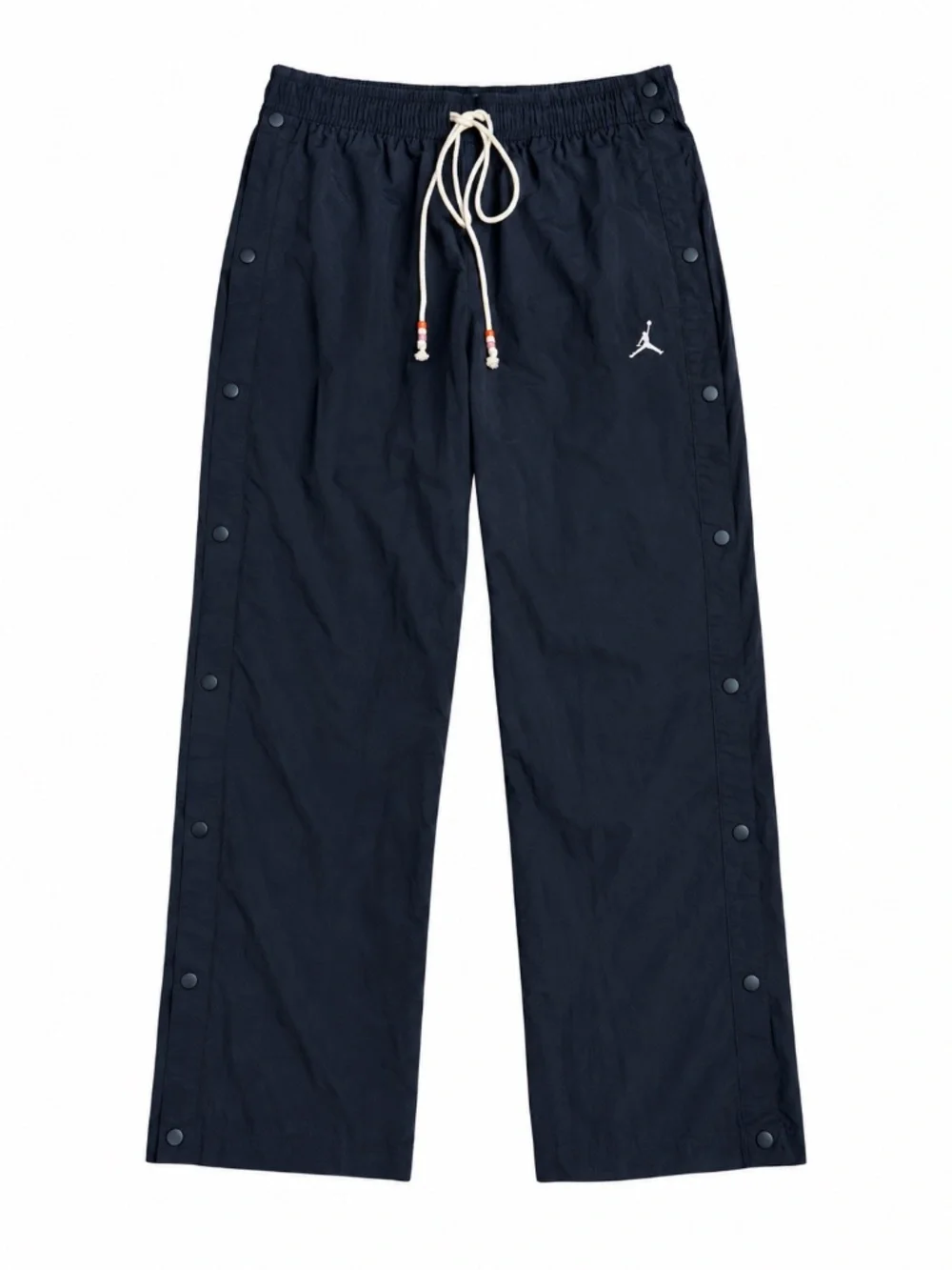$100 NIKE AIR JORDAN BROOKLYN FESTIVAL NYLON TRACK PANTS BLACK IF1951-010 LARGE